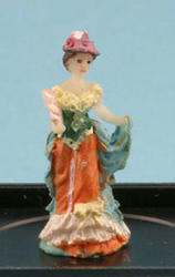 Dollhouse Miniature Victorian Lady Figurine