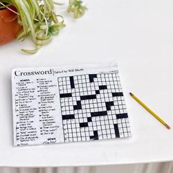 Dollhouse Miniature Crossword Puzzle w/ Pencil