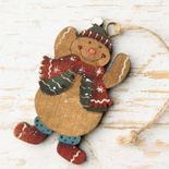 Rustic Snowman Christmas Ornament