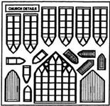 Dollhouse Miniature Church Details