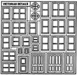 Dollhouse Miniature Victorian Detail Sheet