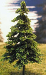 Dollhouse Miniature Green Spruce Tree - 6pcs.