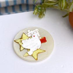 Dollhouse Christmas Cookies On Plate