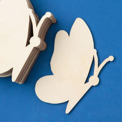 Unfinished Wood Butterfly Cutouts