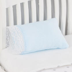 Dollhouse Miniature Blue Pillow