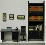 Dollhouse Miniature Office Furniture - 7pcs