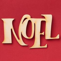 Unfinished Word Noel Wood Cutout