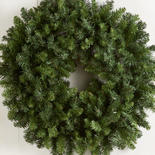 Two-Tone Green Artificial Pine Wreath