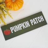 Rustic Fall Harvest Pumpkin Patch Sign