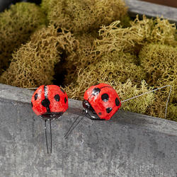 Artificial Ladybug Picks