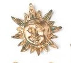 Gold Sun Ornament - True Vintage