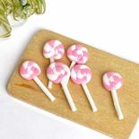 Dollhouse Miniature Pink Lollipops