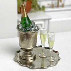 Miniature Champagne Bucket Tray Set