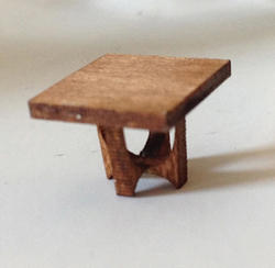 Dollhouse Miniature Modern Broyhill Brasilia Side Table Kit