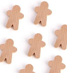 Unfinished Wood Gingerbread Man Cutouts