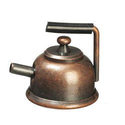 Dollhouse Miniature Antique Bronze Teapot