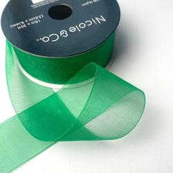 Emerald Green Organza Ribbon