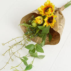 Faux Yellow Sunflower Bouquet