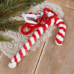 Wrapped Jingle Bell Candy Cane