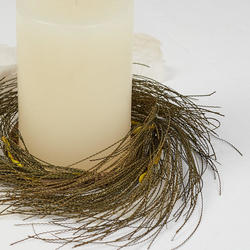 Wispy Grass Candle Ring