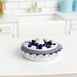Dollhouse Miniature Blueberry Pie