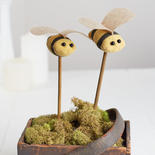 Pair of Rustic Bumble Bees