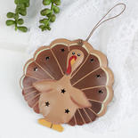 Rustic Tin Punched Turkey Ornament