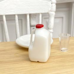 Dollhouse Miniature White Gallon Milk Jug