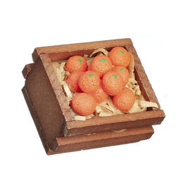 Dollhouse Miniature Crate of Oranges