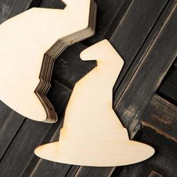 Unfinished Wood Witch Hat Cutouts