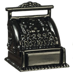 Dollhouse Miniature Old Fashioned Black Cash Register