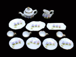 Dollhouse Miniature Tea Set