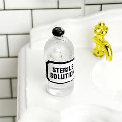 Dollhouse Miniature Sterile Solution Bottle