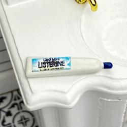 Dollhouse Miniature Cool Mint Listerine Toothpaste Tube