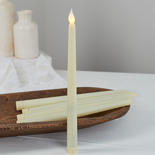 Ivory LED Taper Candles