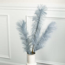 Blue Artificial Feather Pine Spray