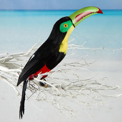 Large Fake Tropical Toucan Bird