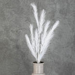 White Artificial Feather Pine Spray