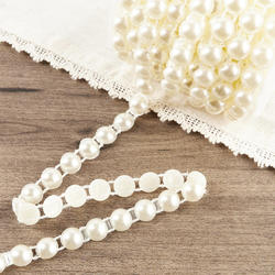 Ivory Faux Pearl Bead Garland