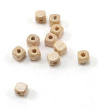 Miniature Square Wood Beads