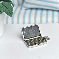 Dollhouse Miniature Laptop Computer