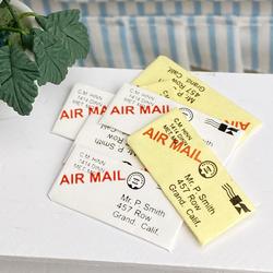 Dollhouse Miniature Air Mail Letters