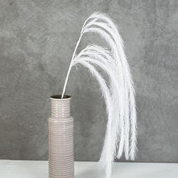White Artificial Feather Pine Hanging Spray