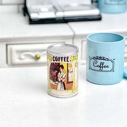 Dollhouse Miniature Can of Stock Coffee