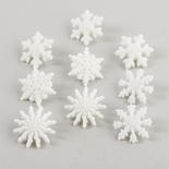 Holiday Collection Glitter Snowflakes Buttons