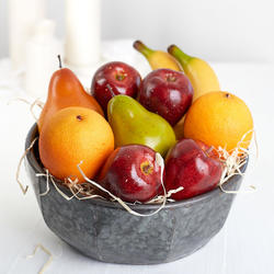 10 Mixed Artificial Fruits - Pears, Apples, Banana, Oranges