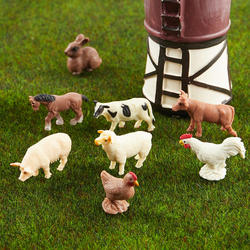 Micro Mini Farm Animal Assortment - Animal Miniatures - Dollhouse Miniatures  - Doll Supplies - Craft Supplies - Factory Direct Craft