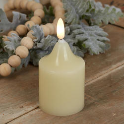 Ivory LED Flickering Candle