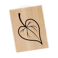 Fall Leaf Rubber Stamp