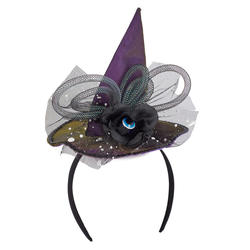 Halloween Witch Hat Headband with Eye